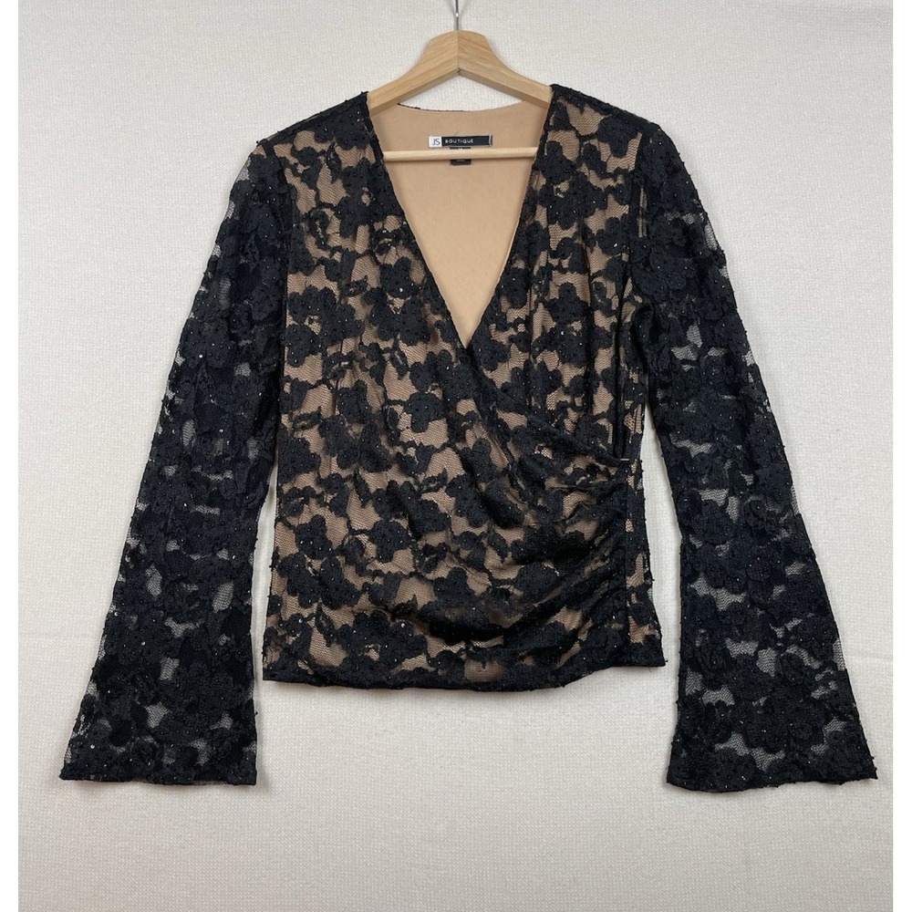 JS Boutique Black Lace Blouse